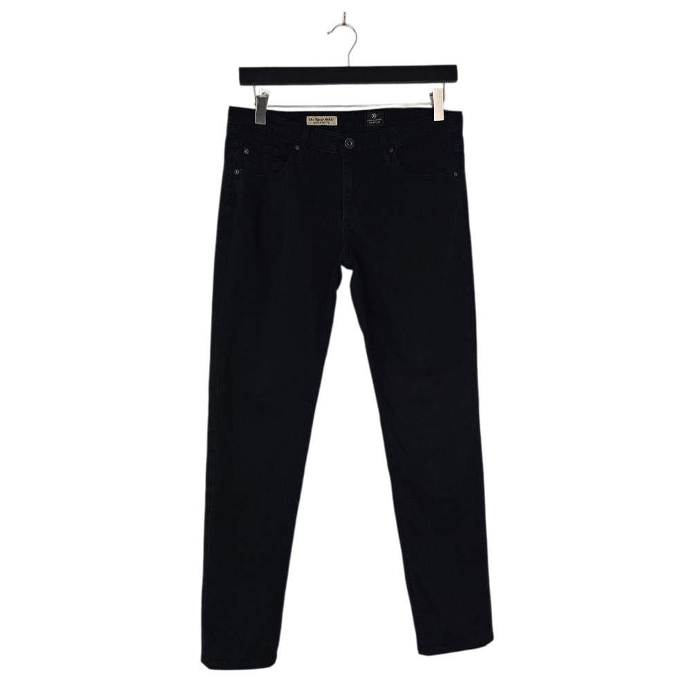 Adriano Goldschmied The Stevie Ankle Slim Straight Leg Black Jeans 29 Preowned